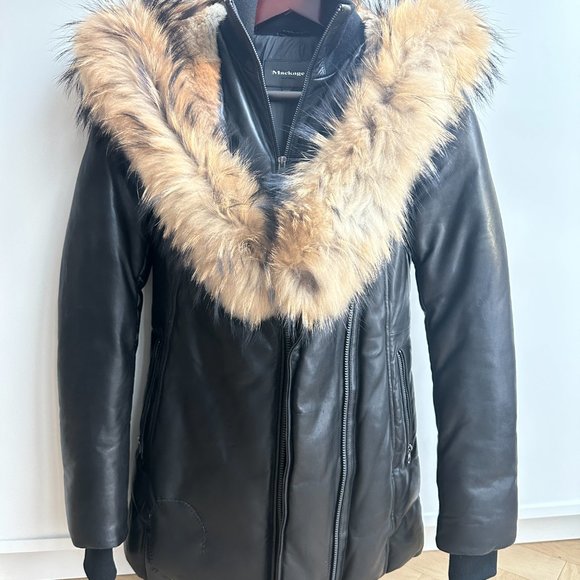 MACKAGE jacket with fur collar - almost brand new! - Picture 2 of 7